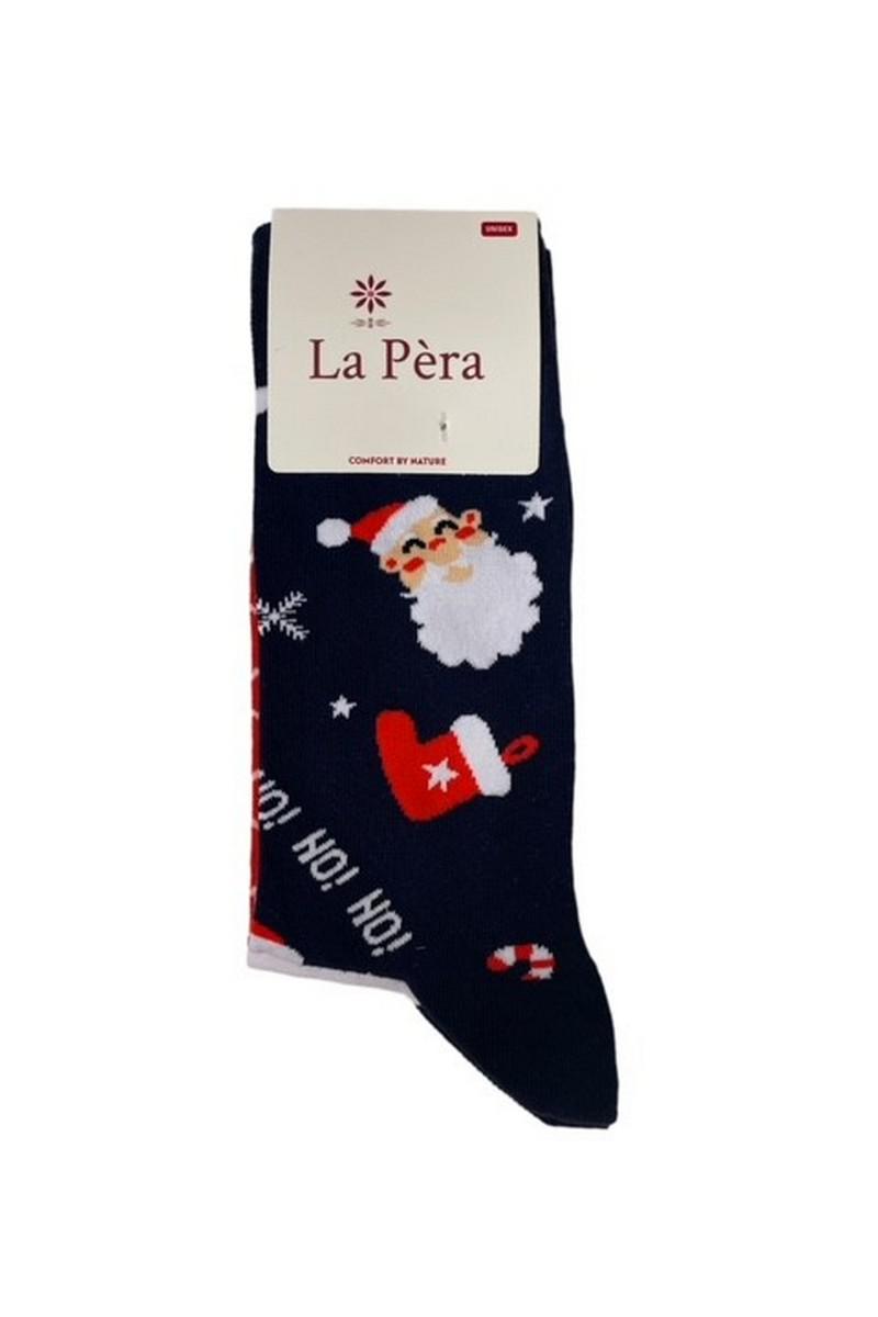 Kerstsokken - Heren - Dames Sokken - Socks - Blauw - Rood