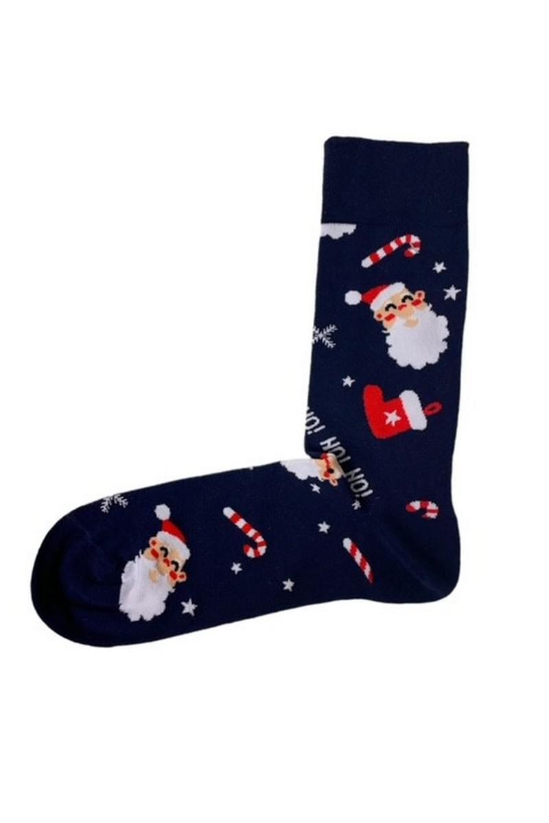 Kerstsokken - Heren - Dames Sokken - Socks - Blauw - Rood